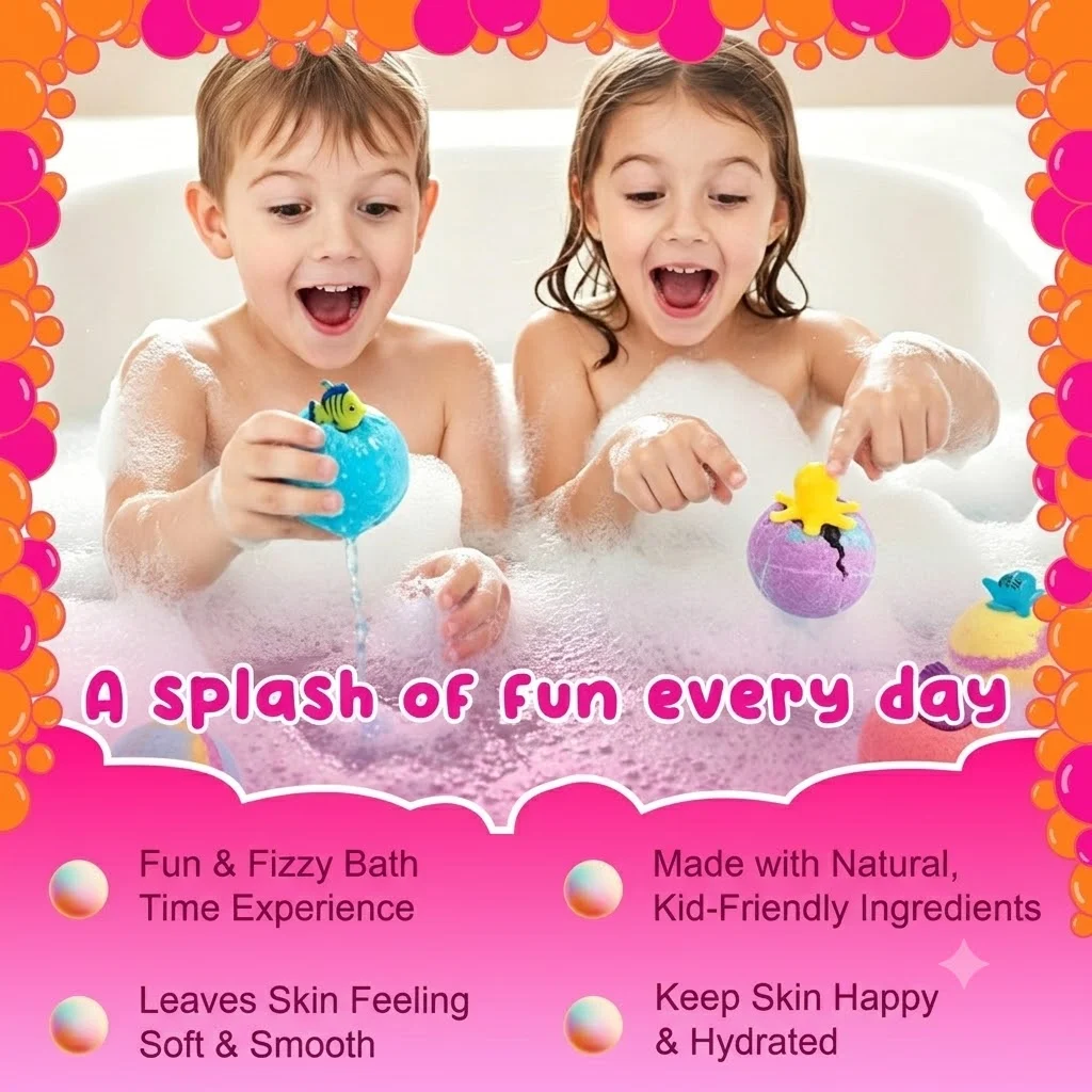 Two kids laughing in a bubble bath